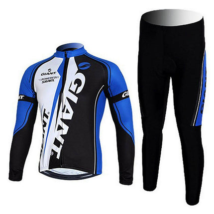 Sports Bicycle Bike Cycling Clothing Long Sleeve Jersey Long Pants Set - Image 7