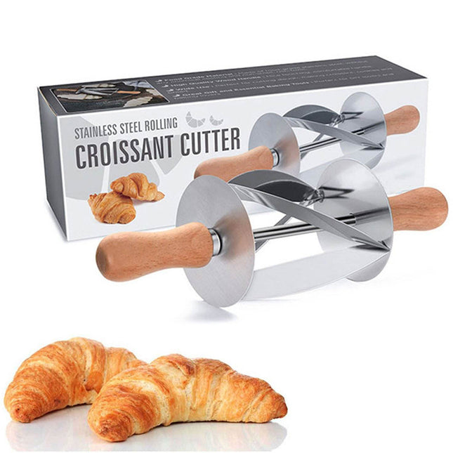 Stainless Steel Croissant Cutter Roller - Image 1