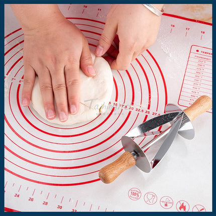 Stainless Steel Croissant Cutter Roller - Image 2