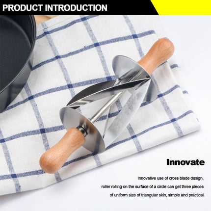 Stainless Steel Croissant Cutter Roller - Image 7