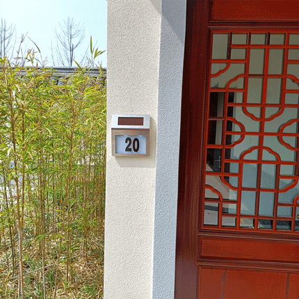 Stainless Steel Solar Powered House Number LED Light - Image 9
