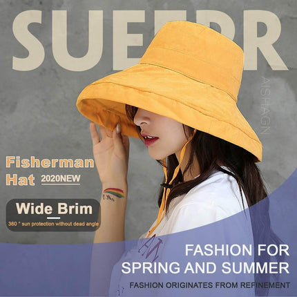 Summer Sun Hat Wide Brim - Image 2