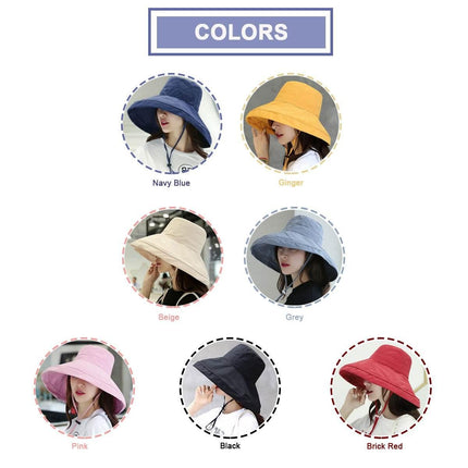 Summer Sun Hat Wide Brim - Image 4