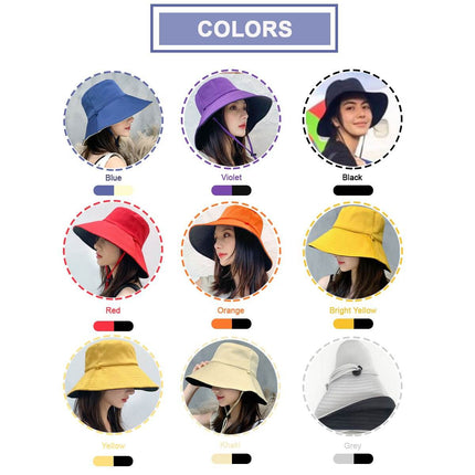 Sun Protective Summer Hat Wide Brim - Image 3