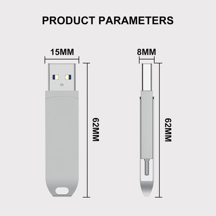 2in1 USB Type C Flash Drive 3.1 Ultra Dual Memory