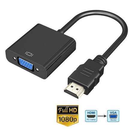 HDMI Male to VGA Female Video Adapter Cable Converter Chipset