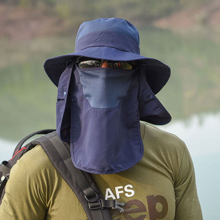 Waterproof Sun Hat Cap Neck Throat Cover - Image 2