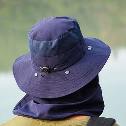Waterproof Sun Hat Cap Neck Throat Cover - Image 3
