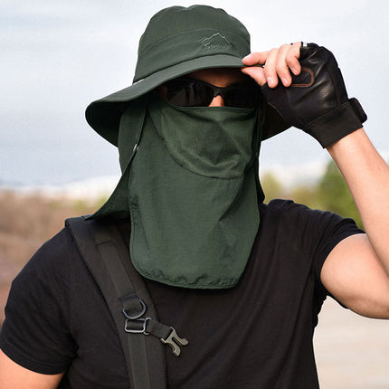 Waterproof Sun Hat Cap Neck Throat Cover - Image 5