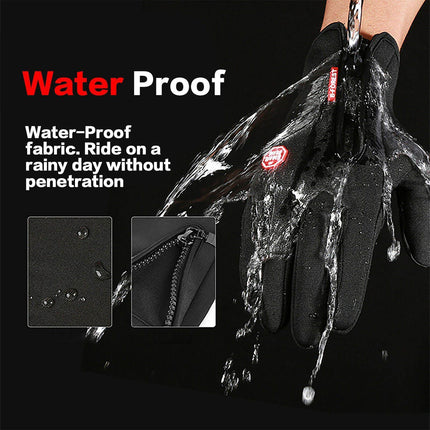 Waterproof Thermal Fleece Full Finger Gloves - Image 2