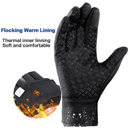 Waterproof Thermal Fleece Full Finger Gloves - Image 5