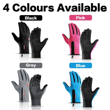 Waterproof Thermal Fleece Full Finger Gloves - Image 8