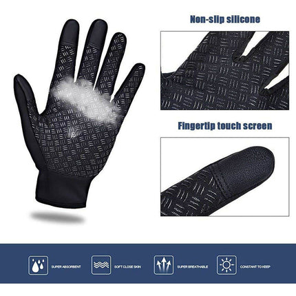 Waterproof Thermal Fleece Full Finger Gloves - Image 9