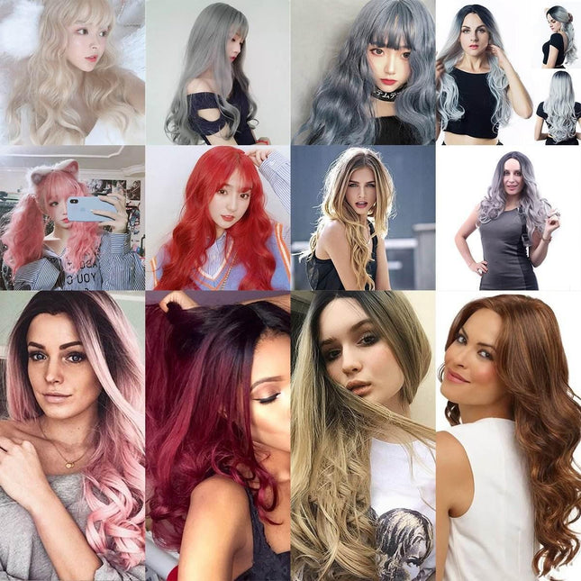 Women Synthetic Wig Long Wavy Cosplay Costume Wigs - Image 1