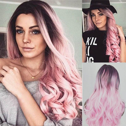 Women Synthetic Wig Long Wavy Cosplay Costume Wigs - Image 3