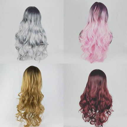 Women Synthetic Wig Long Wavy Cosplay Costume Wigs - Image 9