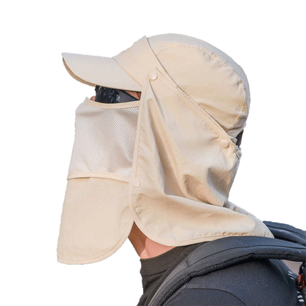 ZNXK Legionnaire Sun Hat With Neck Throat Flap - Image 1