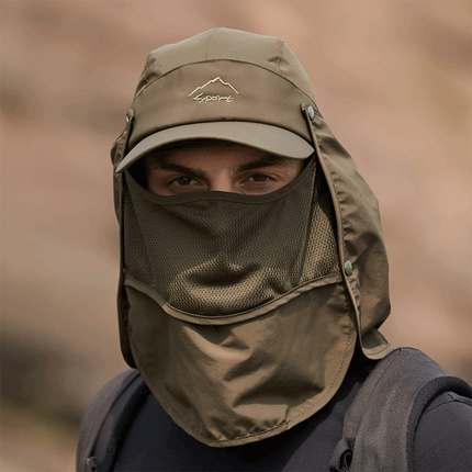 ZNXK Legionnaire Sun Hat With Neck Throat Flap - Image 3