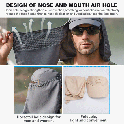 ZNXK Legionnaire Sun Hat With Neck Throat Flap - Image 4
