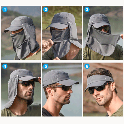 ZNXK Legionnaire Sun Hat With Neck Throat Flap - Image 6