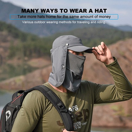 ZNXK Legionnaire Sun Hat With Neck Throat Flap - Image 7